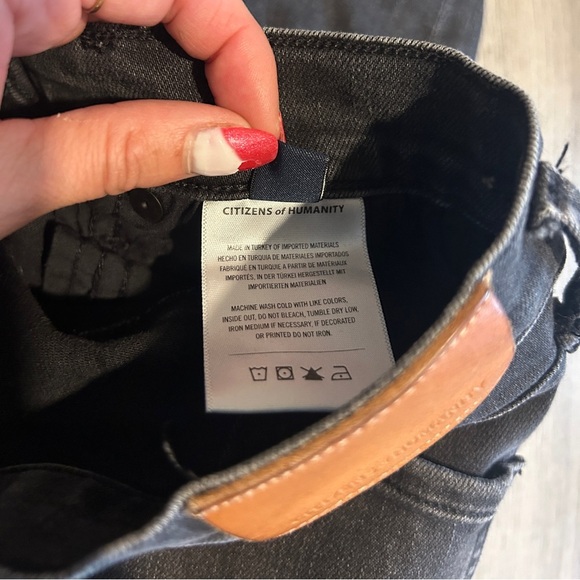 Citizens of Humanity Chrissy Size 25 Black Jeans - Picture 8 of 9